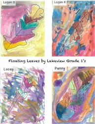 E171 Floating Leaves by Logan S, Logan K, Lacey & Penny, Lakeview, Gr.1