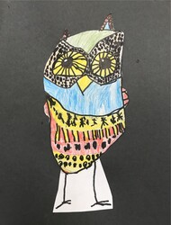 E70 Abstract Owl by Zachary Litchfield, Fleetwood, Gr.1