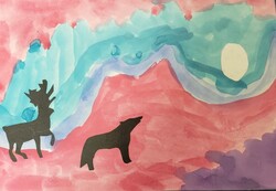 E207 Moon Howls by Devon Vanderwal, ICES, Gr.2