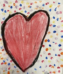 E200 The Love of Dots by Elise Pirot, St. Mary, Gr.2
