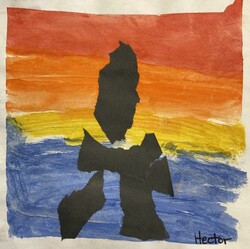 E86 Inukshuk by hector Boisvert, St. Mary, Gr.2