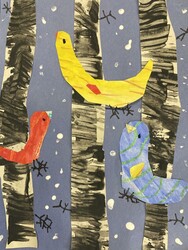 E92 Winter Birds by Henry Keane, St. Mary, Gr.2