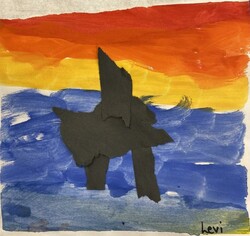 E165 Inukshuk by Levi Bier, St. Mary, Gr.2
