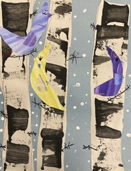 E188 Winter Birds by Monroe Hardy, St. Mary, Gr.2