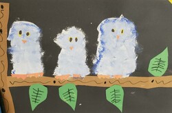 E115 Owl Family by Naomi Hummel, ICES, Gr.2