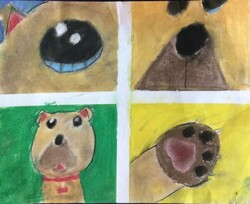 E208 1 Creature 4 ways-Pug by Addison Lee, St. Teresa, Gr.3/4
