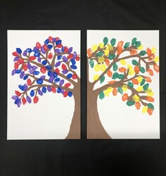 E126 Tree of Colours by Analea Balint and Dale Comchi, St. Patrick, Gr.3