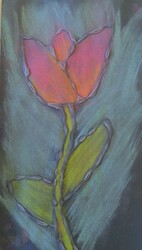 E157 Spring Tulip by Aya Farh, St. Mary, Gr.3