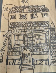 E153 Haunted House by Brogan Harris, General Stewart, Gr.3