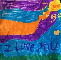 E162 I Love You by Clara Chabot, St. Mary, Gr.3
