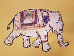 E98 Elephant of India by Ellia Rea, St. Mary, Gr.3