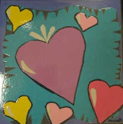 E88 Pop Art Heart by Hannah Morris, St. Mary, Gr.3