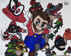 E209 Super Mario Odyssey by Jonah Gibb, St. Mary, Gr.3