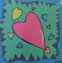 E109 Pop Art Heart by Jude Leinweber, St. Mary, Gr.3