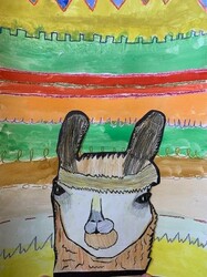 E154 Peruvian Llama by Parnelle Jonker, École
La Vérendrye, Gr.3