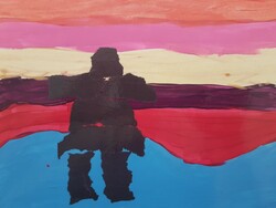 E93 Inukshuk by Willow Schori, St. Mary, Gr.3