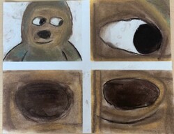 E25 3-Toed Sloth 4 Ways by Arden Matheson, St. Teresa, Gr.4