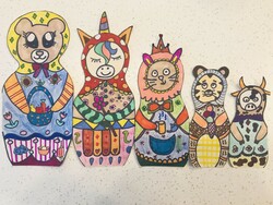 E40 Matryoshka Doll by Cincia Secrist, Nicholas Sheran, Gr.4