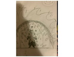 E32 Drawing by Ryhan Amadou, École La Vérendrye, Gr.4