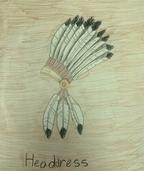 E48 Native American Headdress by Shreeya V, Lakeview, Gr.4