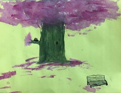 E28 Pink Tree by Ana Castillo, St. Patrick, Gr.5