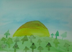 E121 Sunset Valley by Lucia Long, St. Patrick, Gr.5