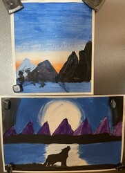 E54 Mountain Sets by Ryder Drapaka-Forbes, Westminster, Gr.5