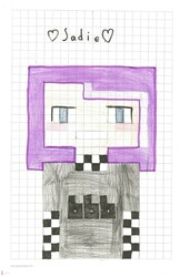 E189 Minecraft by Sadie Pellerin, Fleetwood, Gr.5