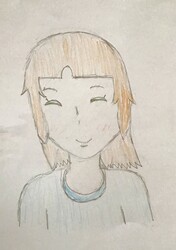 ES53 - Smiling Girl by Aleena Cox @ Probe Gr. 5