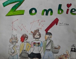 MS67 Zombie Cats by Mariange Amos, École
La Vérendrye, Gr.6 