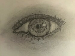 MS41 Eye stare into your soul, by Mia, GS Lakie, Gr.6