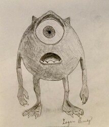 MS66 I Wanna Be Like Mike...Wazowski by Logan Gurney, GS Lakie, Gr.8