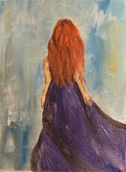 HS12 Lady in Blue by Kera Petrone, Chinook, Gr.9