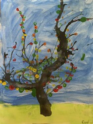 EL56 - Rainbow Tree by Caelum Rice @Agnes Davidson Gr. 4
