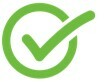 Green checkmark icon