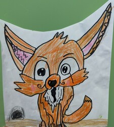 ES84 - Fennec Fox by Gabriel Elhorn @ St. Mary Gr. 3