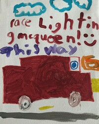 ES43 - Lightning McQueen by Aariz Tahmnid Khan @ Nicholas Sheran Gr. 1