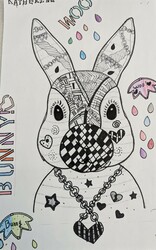 ES33 - Dark Bunny by Katherine Tarun @ FLVT Gr. 4