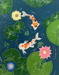 MS34 - Lily Pad Lagoon by Jemima Janola @ St. Francis Gr. 8