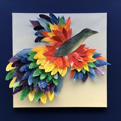 ES99 - Rainbow Crow by Grade 1's & 2's @ St. Patrick Fine Arts
