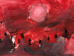 ES68 - Untitled Landscape by Byabene @ Our Lady of Assumption Gr. 4