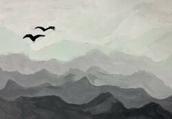 MS1 - Untitled Landscape by Caydenze Rivera-To @ Our Lady of Assumption School Gr. 6