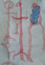 E59 Painting by Beckett North, Agnes Davidson, K