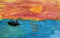 E187 Cooper's Impression Sunrise by Cooper Janhunen, Fleetwood, Gr.K