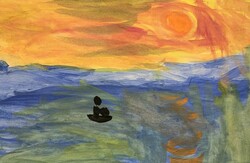 E96 Gilbert's Impression Sunrise by Gilbert Pauls, Fleetwood, Gr.K
