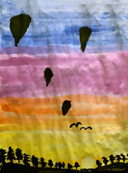 ES62 - Balloons at Sunset by Michael Fox @ Westminster Gr. 5