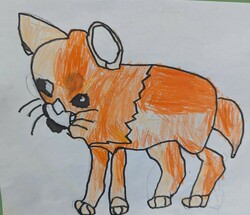 ES15 - Fennec Fox by Joey Walshe @ St. Mary Gr. 3