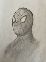 EL55 - Spiderman Portrait by Quin Smith @Plaxton Gr. 4