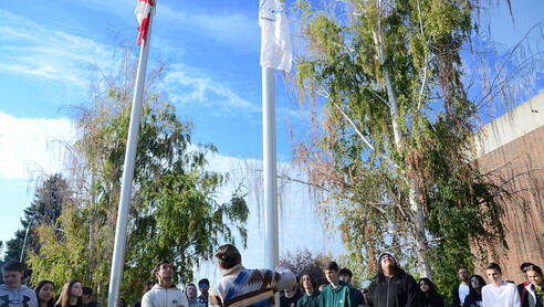 Blackfoot flag raising