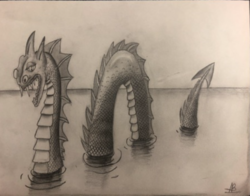 MS11 Lochness Monster by Amira Bach, GS Lakie, Gr.6